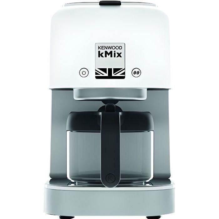Cafetiere filtre kMix - KENWOOD - COX750WH - 1200 W - Blanc - 8 tasses - SÈlecteur d'arÙme