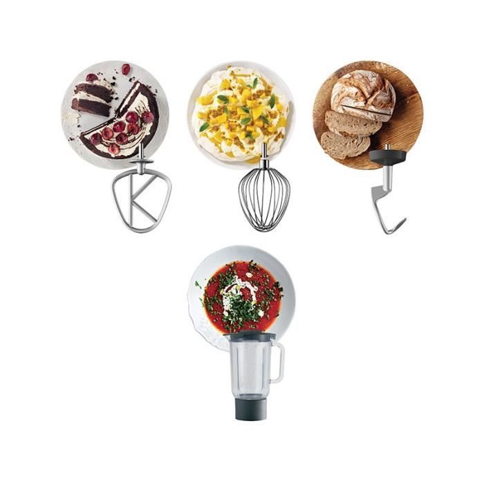 Robot p‚tissier Chef XL 6,7L Blender + Hachoir mÈtal - KENWOOD KVL4170S - Coloris Silver