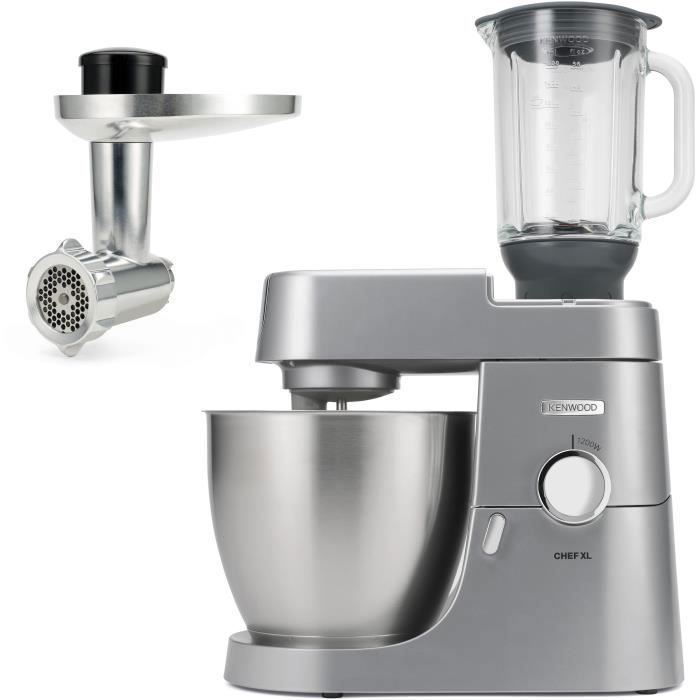 Robot p‚tissier Chef XL 6,7L Blender + Hachoir mÈtal - KENWOOD KVL4170S - Coloris Silver