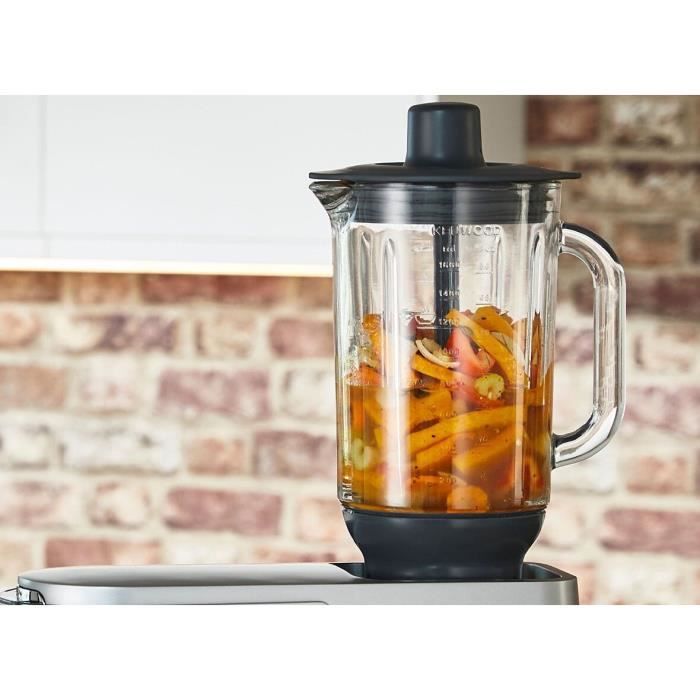 Accessoire blender verre 1,6L pour robot pâtissier KENWOOD KAH359GL - 4 lames