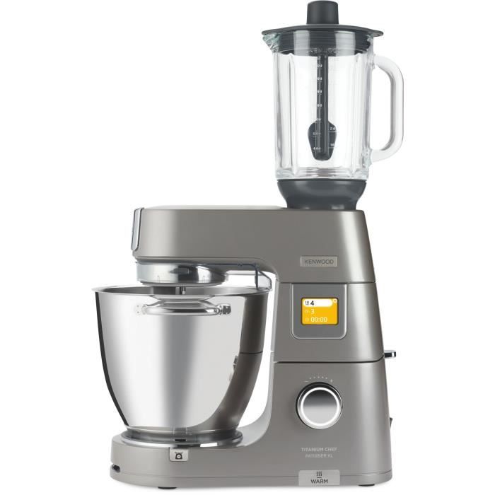 Accessoire blender verre 1,6L pour robot pâtissier KENWOOD KAH359GL - 4 lames