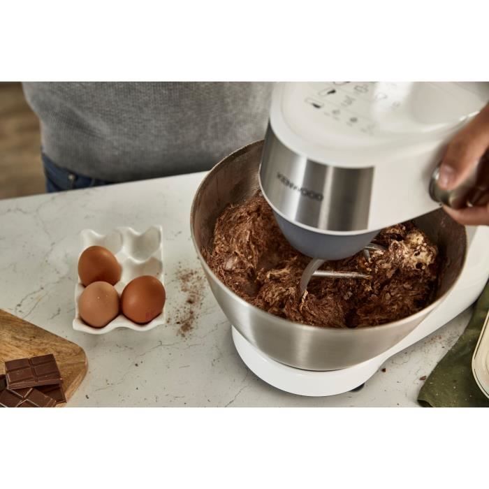 Robot pâtissier compact - KENWOOD - Prospero+ KHC29.E0WH - Kit pâtisserie, bol multifonction et presse-agrumes - Blanc
