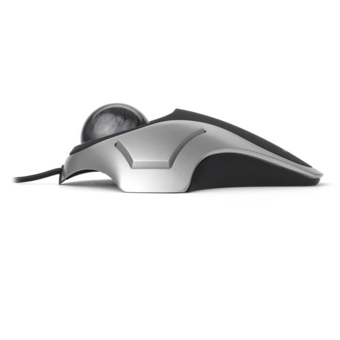 Kensington, Souris TrackBall ergonomique filaire pour PC, Mac, ambidextre, Gris