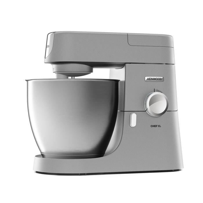 Robot pâtissier KENWOOD KVL4110S Chef XL - Bol inox 6,7 L - Kit pâtisserie et blender inclus - mouvement planétaire - silver