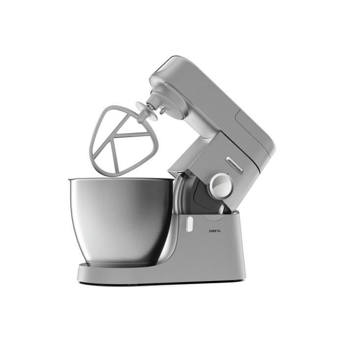 Robot pâtissier KENWOOD KVL4110S Chef XL - Bol inox 6,7 L - Kit pâtisserie et blender inclus - mouvement planétaire - silver