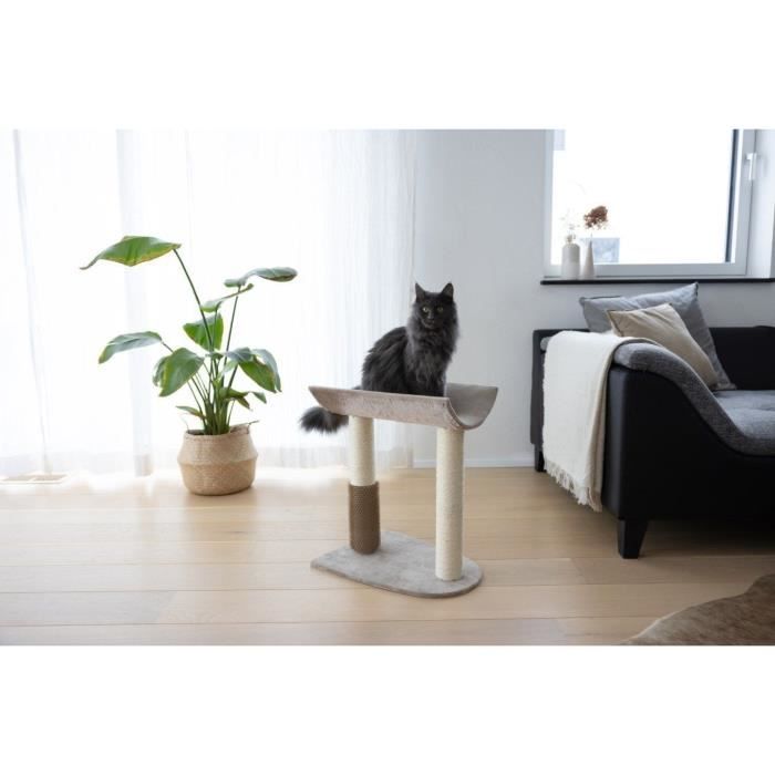 KERBL - Arbre a chat Ambiance Taupe- 49x35x56 cm - Taupe - Sisal