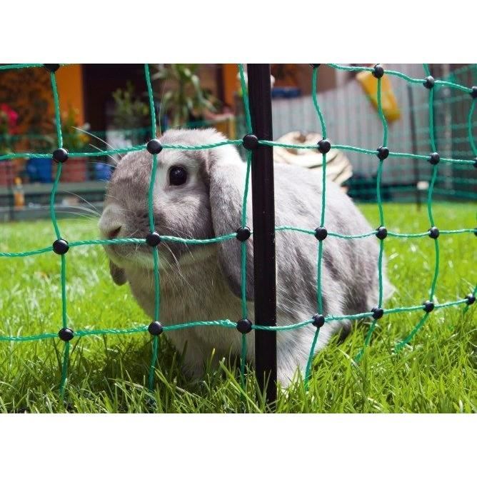 KERBL - Filet de protection lapin - 25 m - 65 cm - Double pointe - Vert