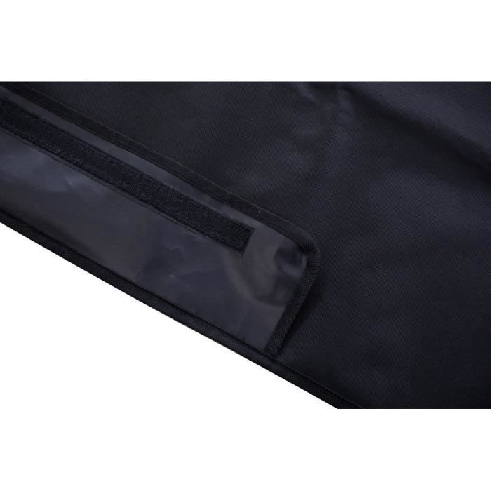 Couverture de protection voiture - KERBL - Economy - Noir - Rembourrée et lavable a 30°C - Oxford résistant