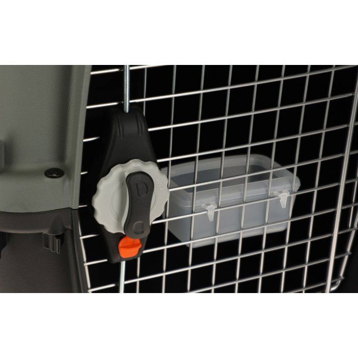 Box de transport Eco – Gris / Vert – 70 × 50 × 51,5 cm