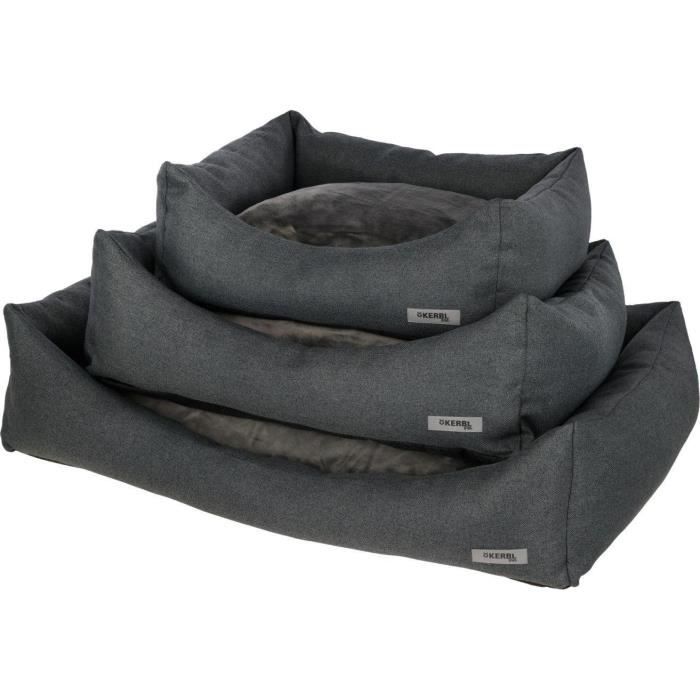KERBL - Panier mémoire de forme - Platin Ortho - Gris - 80 x 60 x 25 cm