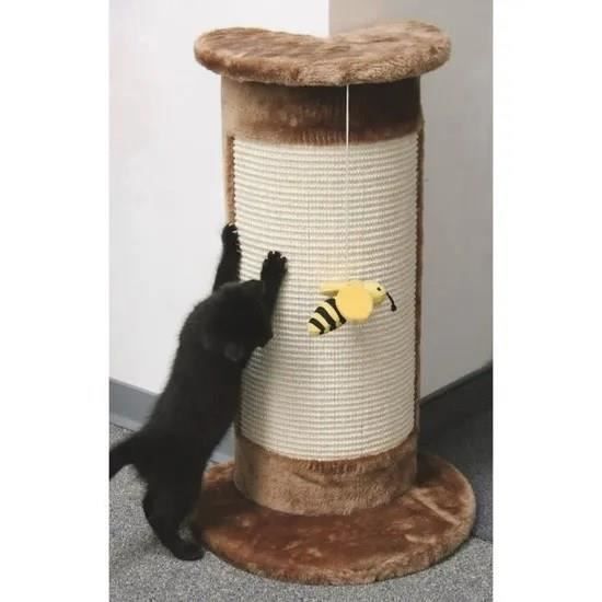 KERBL - Poteau griffoir tronc - angulaire 58cm - Brun
