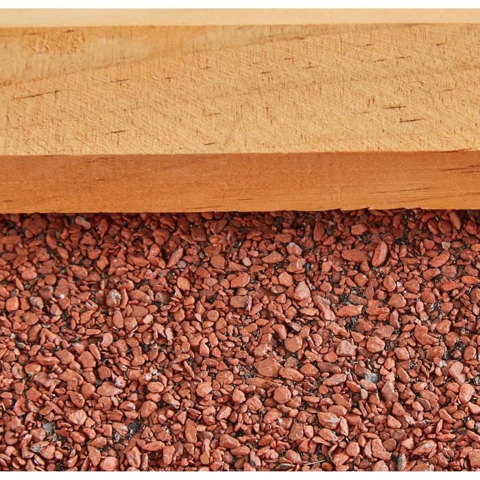 Mangeoire pour oiseaux - KERBL - Stubbs - Bois de qualité - 29x28x18cm - Étanche