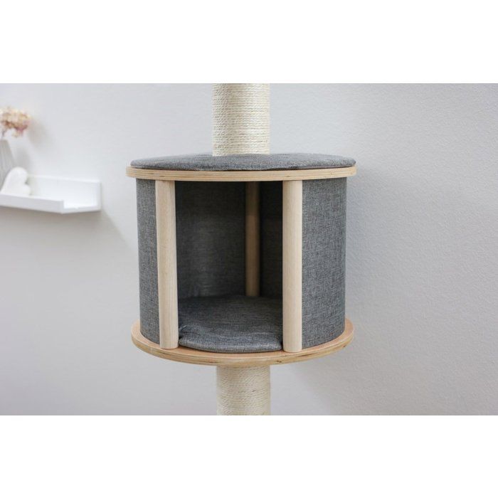 Arbre a chat mural - H. 168 cm - Dolomit Tofana - KERBL - Gris
