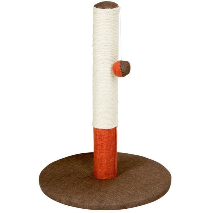 KERBL - Poteau griffoir pour chat - Tronc - 50cm - OPAL BASIC - Bordeaux/marron - Sisal