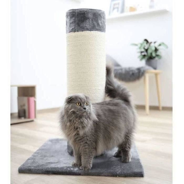 KERBL - Poteau griffoir tronc Opal Ultra 80 cm Gris