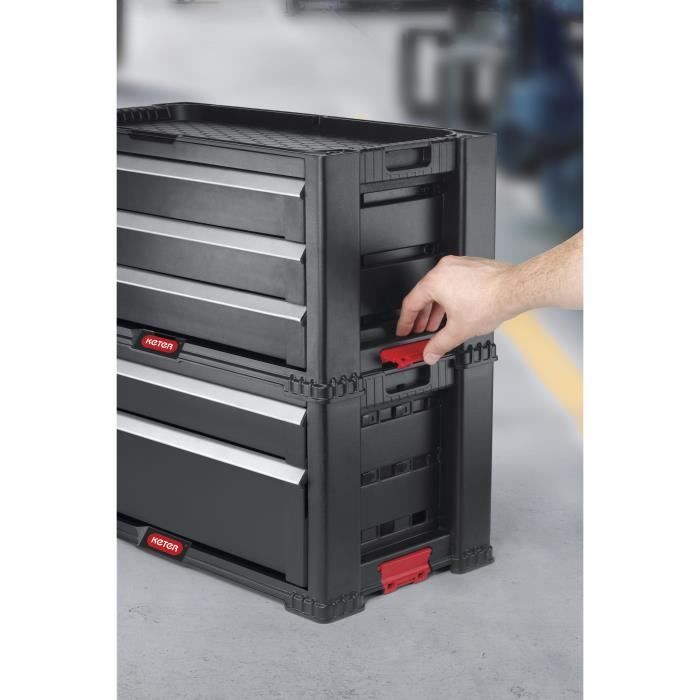 Boîte a outils vide KETER 237790 noir