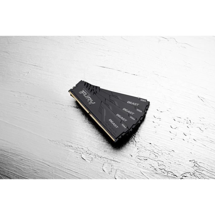 Mémoire DDR4 - KINGSTON - FURY Beast - 32 Go (2 x 16 Go) - 3200 Mhz - CL16