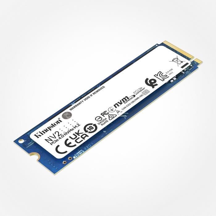 KINGSTON TECHNOLOGY Disque dur - SSD NV2 - 2To interne - M.2 2280 PCIe 4.0 NVMe - Bleu