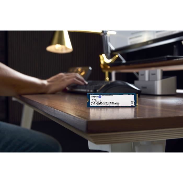 KINGSTON - NV3 - SSD Interne - 500 Go - PCIe 4.0 NVMe M.2 2280