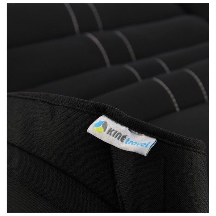 Couvre-siege - KINE TRAVEL - Confort intégral - Noir - Compatible airbags - Mousse haute qualité