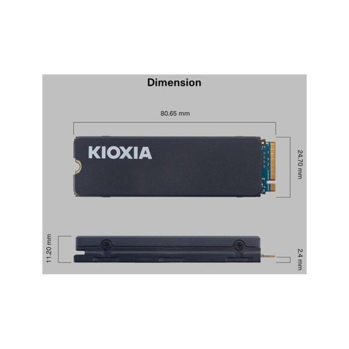 Kioxa - EXCERIA Heatsink NVMe - Disque SSD - M.2 2TB