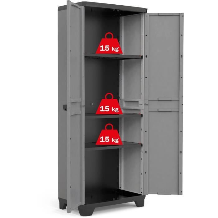 Kis Stilo Haute armoire de jardin 65 x 39 cm x H173