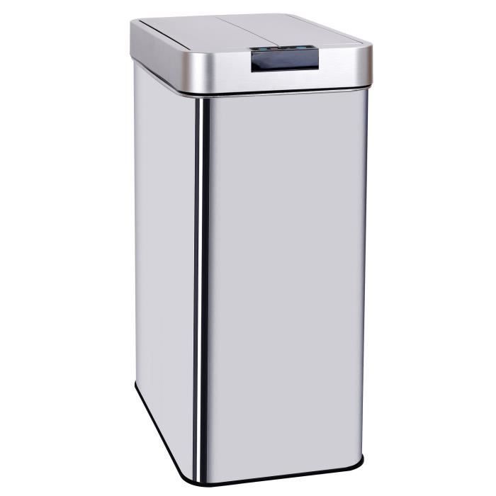 Poubelle Automatique - SILVERLAKE - 60L - Inox Brossé - Kitchen Move
