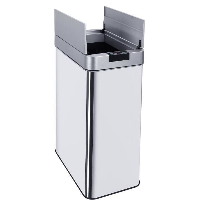 Poubelle Automatique SILVERLAKE - 70 L - Inox Brossé - Kitchen Move