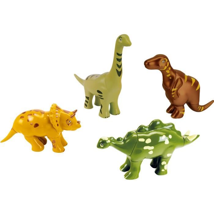 Jouet magnÈtique - KLEIN - 4 grands dinosaures Funny Puzzle, 1+ - Stimule la crÈativitÈ et l'habiletÈ manuelle !