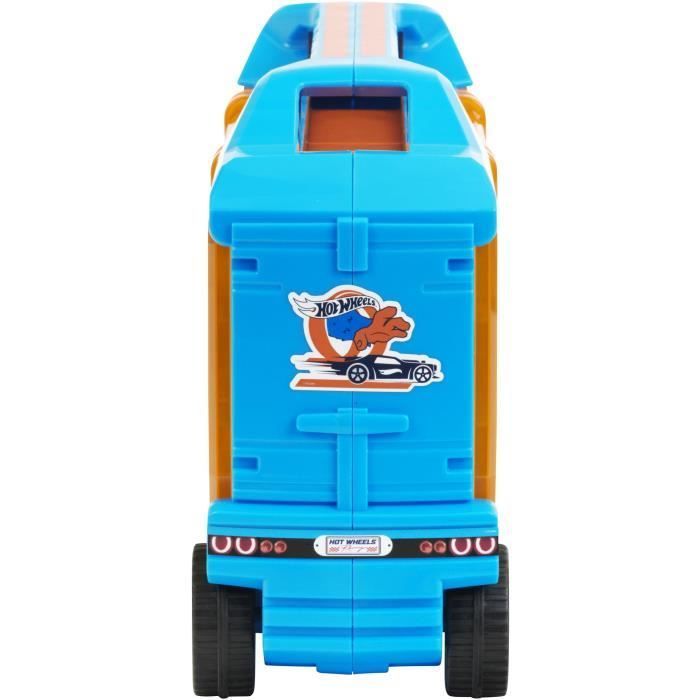 Grand camion de transport de véhicules miniatures - KLEIN - 2474 - Hot Wheels avec accessoires - Des 3 ans