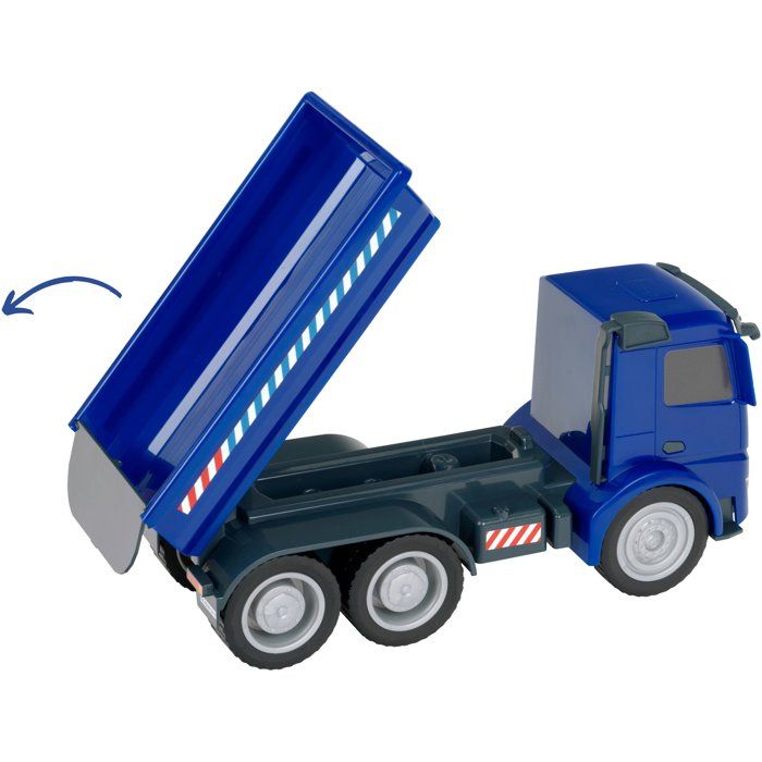 Camion-benne - KLEIN - 3803 - Mercedes Arocs - Roues souples et grande benne basculante, trappe - Échelle 1:24 - Des 3 ans