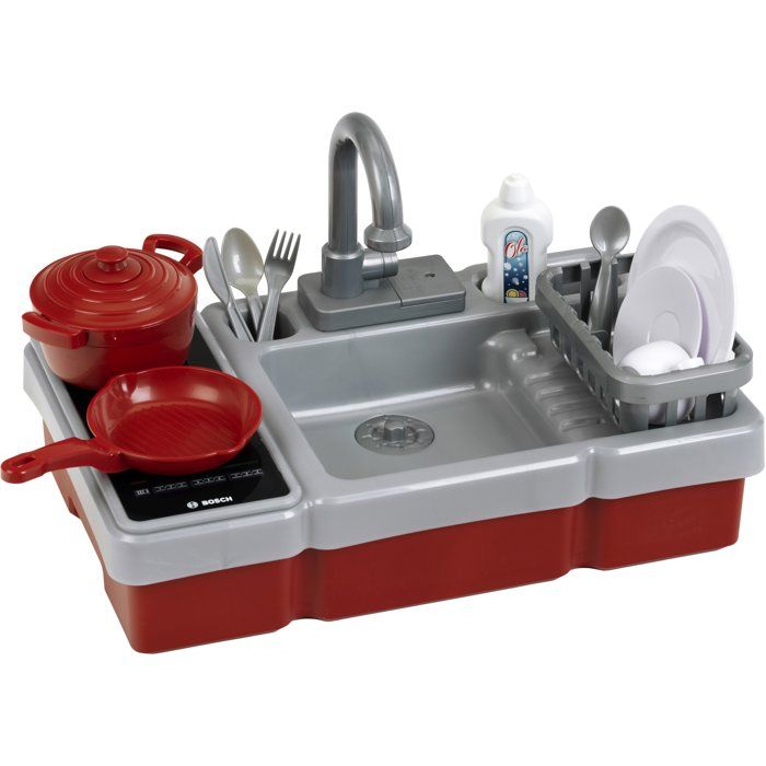 Evier de cuisine Bosch - KLEIN - 7110 - Plaque de cuisson électronique, robinet fonctionnel, accessoires - Des 3 ans