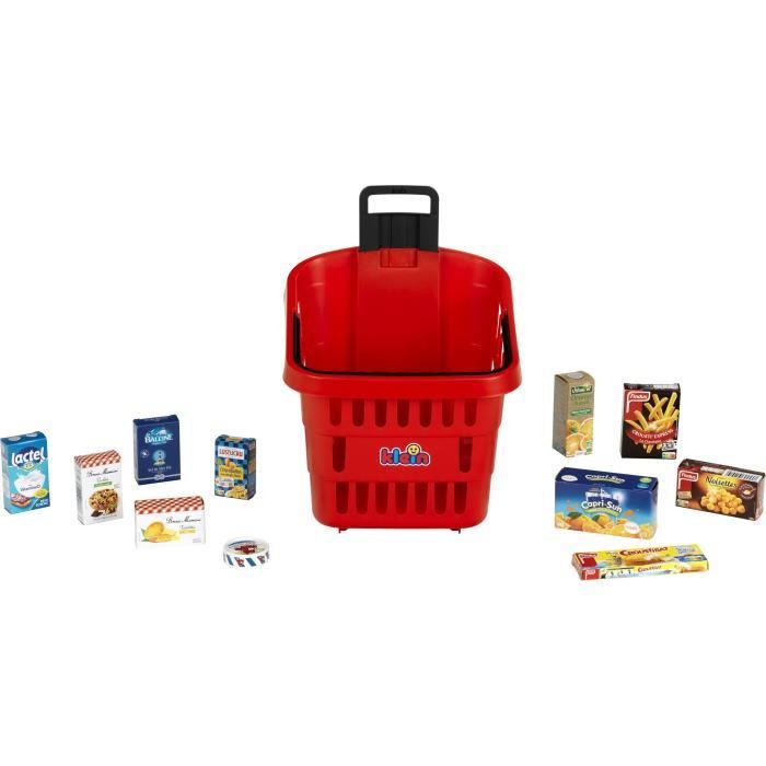 Panier de courses a roulettes garni My Market - KLEIN - 7256 - Des 2 ans
