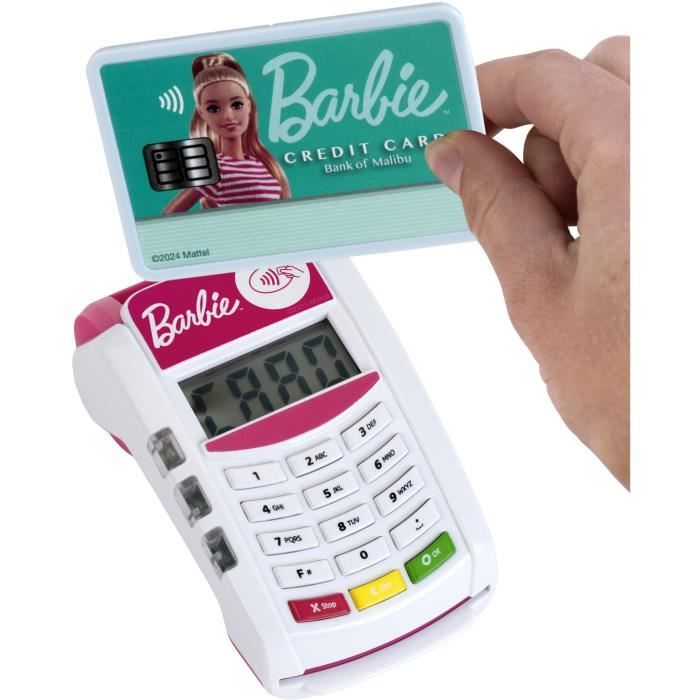 Terminal de paiement électronique Barbie - KLEIN - 7335 - Avec accessoires - Des 3 ans