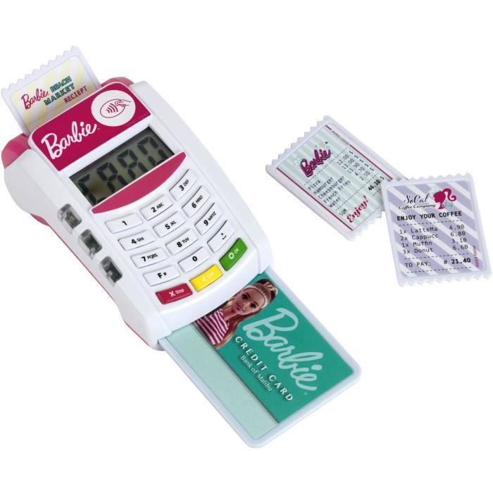 Terminal de paiement électronique Barbie - KLEIN - 7335 - Avec accessoires - Des 3 ans