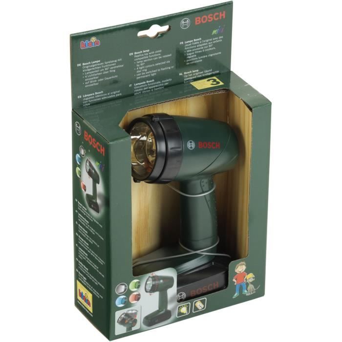 Lampe torche électronique Bosch - KLEIN - 8448 - 2 modes de fonctionnement et 4 filtres - Des 3 ans