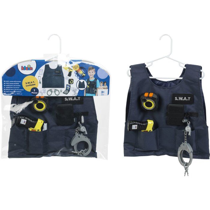 Gilet S.W.A.T. - KLEIN - 8821 - Taser électronique, caméra piéton, menottes - Déguisement policier - Des 3 ans