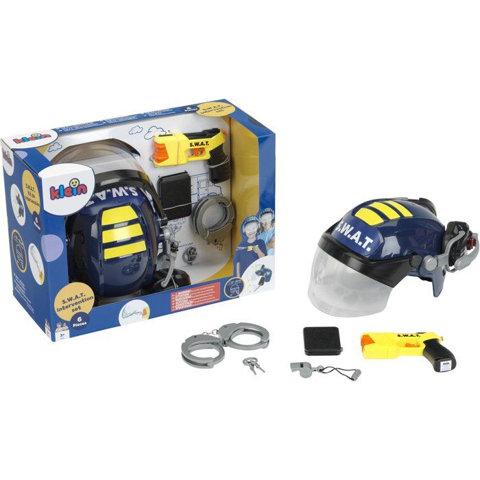 Kit S.W.A.T. - KLEIN - 8841 - Casque, taser à eau, menottes - Déguisement policier - Dès 3 ans