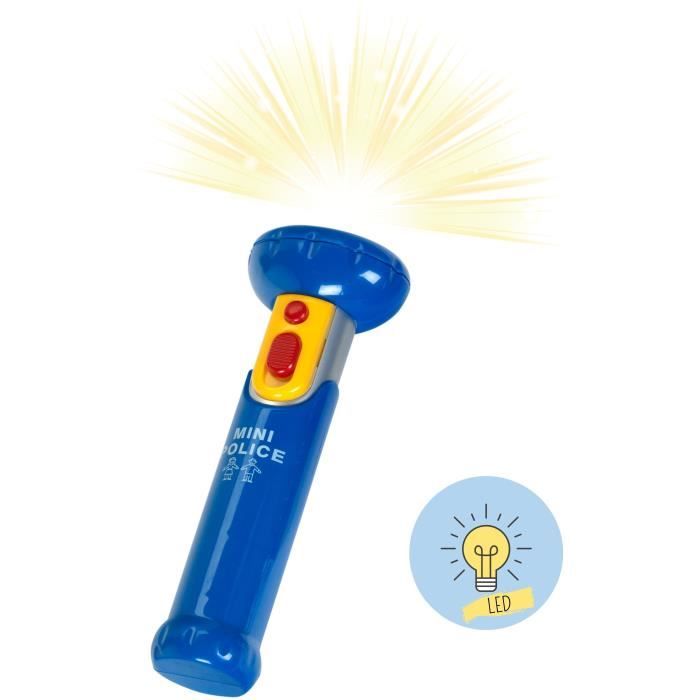 Mallette de policier - KLEIN - 8874 - Avec lampe torche électronique et accessoires - Des 3 ans