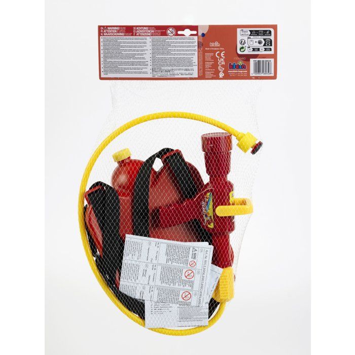Lance a incendie pour enfant - KLEIN - 8932 - Réservoir dorsal 2L - Jet d'eau