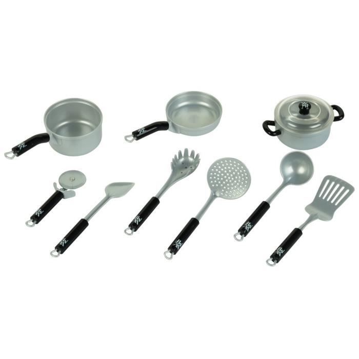 Batterie de cuisine pour enfant - KLEIN - Princess Coralie - 10 pieces - Rose