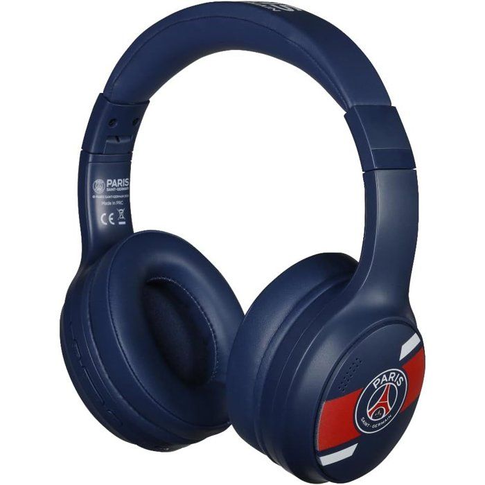 Casque audio - Sans fil - Konix - PSG - Bluetooth 5.3 PC, smartphones, tablettes - Microphone - Autonomie 25 h - Câble 3,5 mm - Bleu