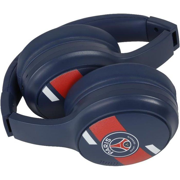 Casque audio - Sans fil - Konix - PSG - Bluetooth 5.3 PC, smartphones, tablettes - Microphone - Autonomie 25 h - Câble 3,5 mm - Bleu