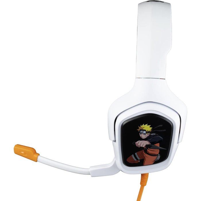 Casque gaming - Filaire - PS4, PS5, Switch, Xbox One et Series X|S - Konix - Naruto Shippuden - Microphone - Câble 1,5 m - Naruto