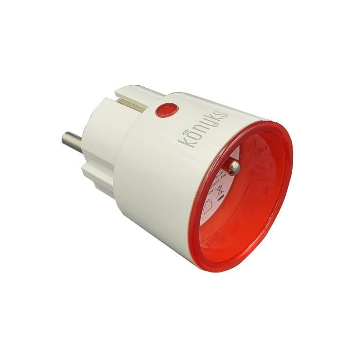 Accessoires maison connectée Konyks Prise electrique Wi-fi + BT 16A connecte 2022 WH