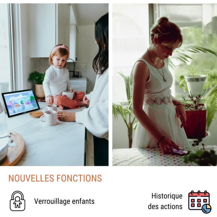 Lot de 2 prises connectées Wi-Fi + BT - KONYKS - Priska FR Dual Pack - 16 A - Avec compteur de consommation