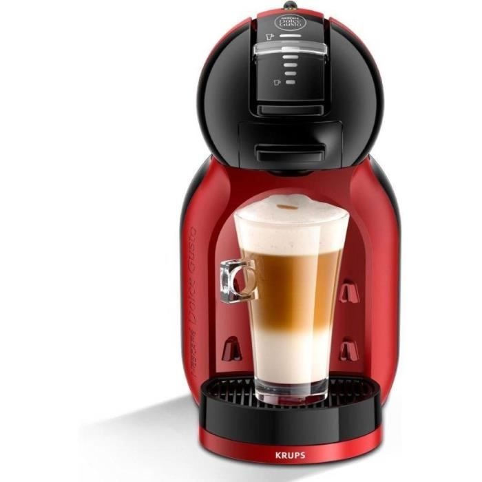 Machine a café - KRUPS - KP123H Mini Me - 1500 W - 0,8 L - Rouge