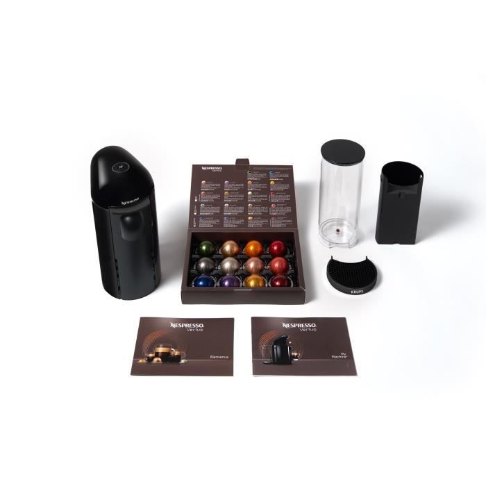NESPRESSO KRUPS Vertuo Plus Machine a CafÈ, Cafetiere Espresso, Noir YY3922FD