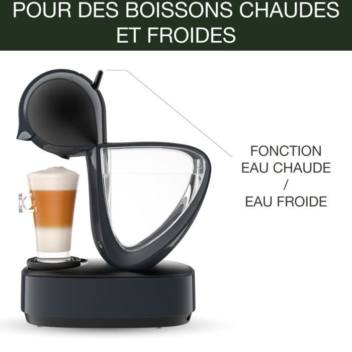 KRUPS NescafÈ Dolce Gusto Infinissima + 6 boites de cafÈ bio, Offre antigaspillage YY5056FD