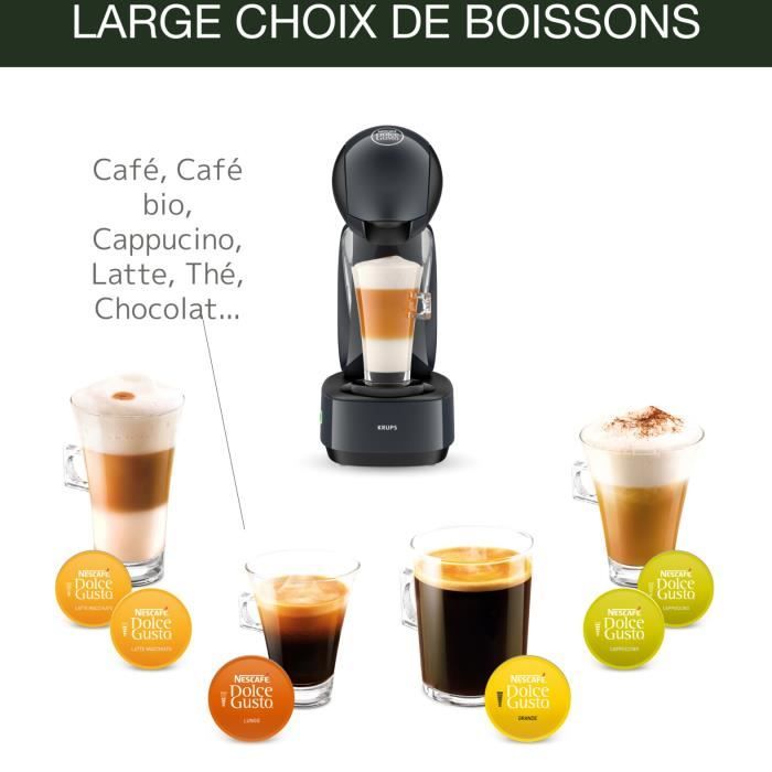 KRUPS NescafÈ Dolce Gusto Infinissima + 6 boites de cafÈ bio, Offre antigaspillage YY5056FD